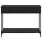 Preview: Konsolentisch Schwarze Eiche 100 x 34.5 x 75 cm Holzwerkstoff