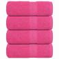 Preview: Waschtücher FROGN 4 Stk. Rosa 30x30 cm 360 g/m²