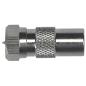 Preview: ARDEBO.de - Adapter,F-Stecker/Koax-Stecker Durchm: 9,5mm