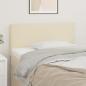 Preview: ARDEBO.de - Kopfteil Creme 80x5x78/88 cm Kunstleder