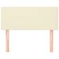 Preview: Kopfteil Creme 80x5x78/88 cm Kunstleder