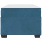 Preview: Bettgestell mit Matratze Dunkelblau 90 x 190 cm Samt
