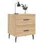 Preview: Nachttisch Sonoma-Eiche 40x35x47,5 cm Holzwerkstoff
