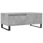 Preview: Couchtisch Betongrau 90x50x36,5 cm Holzwerkstoff