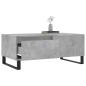 Preview: Couchtisch Betongrau 90x50x36,5 cm Holzwerkstoff