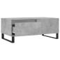 Preview: Couchtisch Betongrau 90x50x36,5 cm Holzwerkstoff