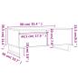 Preview: Couchtisch Betongrau 90x50x36,5 cm Holzwerkstoff