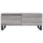 Preview: Couchtisch Grau Sonoma 90x50x36,5 cm Holzwerkstoff