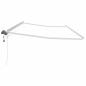 Preview: Markise mit Manuell Weiß 6 x 3 m Metall