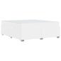 Preview: Bettgestell Weiß 180 x 200 cm Kunstleder