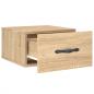 Preview: Wand-Nachttisch Sonoma-Eiche 35x35x20 cm