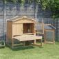 Preview: Hühnerunterkunft Braun 150 x 60 x 89 cm