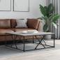 Preview: ARDEBO.de - Couchtisch Grau Sonoma 100x100x40 cm Holzwerkstoff