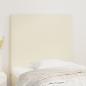 Preview: ARDEBO.de - Kopfteile 2 Stk. Creme 100x5x78/88 cm Kunstleder