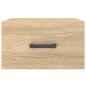 Preview: Wand-Nachttische 2 Stk. Sonoma-Eiche 35x35x20 cm