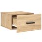 Preview: Wand-Nachttische 2 Stk. Sonoma-Eiche 35x35x20 cm