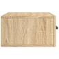 Preview: Wand-Nachttische 2 Stk. Sonoma-Eiche 35x35x20 cm