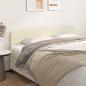 Preview: ARDEBO.de - Kopfteile 2 Stk. Creme 100x5x78/88 cm Kunstleder
