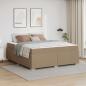 Preview: ARDEBO.de - Bettgestell Cappuccino 180 x 200 cm Kunstleder