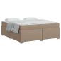 Preview: Bettgestell Cappuccino 180 x 200 cm Kunstleder