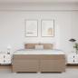 Preview: Bettgestell Cappuccino 180 x 200 cm Kunstleder