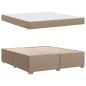 Preview: Bettgestell Cappuccino 180 x 200 cm Kunstleder