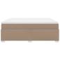 Preview: Boxspringbett Matratze Cappuccino-Braun 180x200 cm Kunstleder