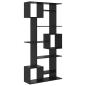 Preview: Bücherregal Schwarze Eiche 92 x 29 x 188 cm Holzwerkstoff