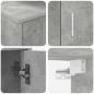 Preview: 4-teilige TV-Schrank Set 4 pcs Betongrau Holzwerkstoff