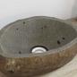 Preview: Basin Hellgrau (30-37) x (25-30) x 12 cm Flussstein