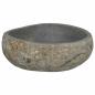 Preview: Basin Hellgrau (38-45) x (30-35) x 15 cm Flussstein