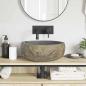 Preview: Basin Hellgrau (38-45) x (30-35) x 15 cm Flussstein