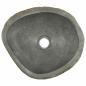 Preview: Basin Hellgrau (38-45) x (30-35) x 15 cm Flussstein