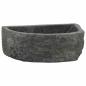 Preview: Wandhängendes Waschbecken Grau (38-45) x (30-35) x 15 cm