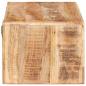 Preview: Nachttische 45 x 30 x 24 cm massives Mangoholz