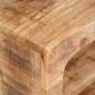Preview: Nachttische 45 x 30 x 24 cm massives Mangoholz