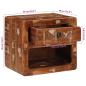 Preview: Wandmontierter Nachtschrank Mehrfarbig 40 x 30 x 36 cm