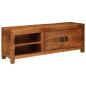 Preview: TV-Schränk Braun 110 x 30 x 40 cm massives Mangoholz