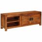 Preview: TV-Schränk Braun 110 x 30 x 40 cm massives Mangoholz