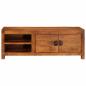 Preview: TV-Schränk Braun 110 x 30 x 40 cm massives Mangoholz