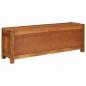 Preview: TV-Schränk Braun 110 x 30 x 40 cm massives Mangoholz