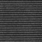 Preview: ARDEBO.de - Fußmatte Striped Schwarz, Grau 40 x 60 cm Polypropylen, PVC