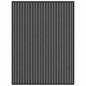 Preview: Fußmatte Striped Schwarz und Grau 80 x 120 cm Polypropylen, PVC