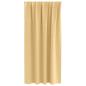 Preview: Vorhänge mit Vorhängen 2 pcs Beige Polyester