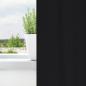 Preview: Vorhänge mit Vorhängen 2 pcs Schwarz Polyester