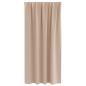 Preview: Vorhänge mit Vorhängen 2 pcs Taupe Polyester