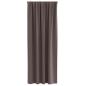 Preview: Vorhänge mit Vorhängen 2 pcs Dunkelbraun Polyester