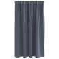 Preview: Verdunkelungs-Vorhänge mit Ringen 2 pcs Anthrazit 140 x 140 cm