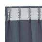 Preview: Verdunkelungs-Vorhänge mit Ringen 2 pcs Anthrazit 140 x 140 cm