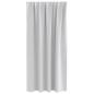 Preview: Vorhänge mit Vorhängen 2 pcs Hellgrau Polyester